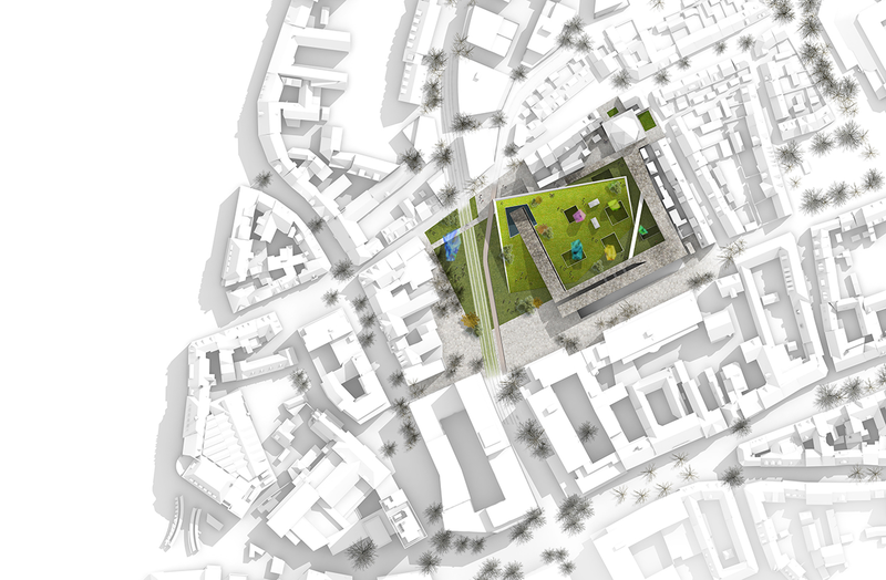 Planivolumetrico di progetto